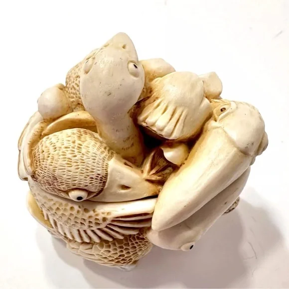 Harmony Kingdom Trinket Box Birds Teacher's Pet By Peter Calvesbert retired 1994 - Picture 7 of 16